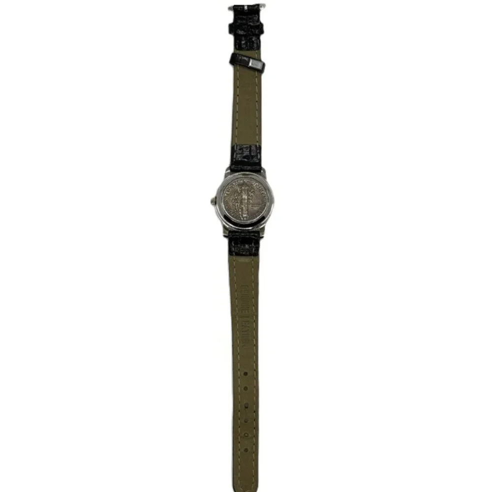 1943 Ladies Mercury Dime Dial Quartz Watch - Silver - Picture 5 of 8